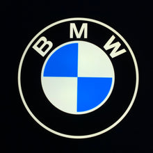 Load image into Gallery viewer, BMW led sign lit up  on a black background