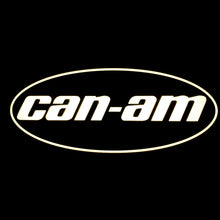 Load image into Gallery viewer, Can-Am led sign lit up in white on a black background
