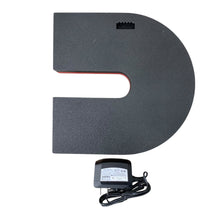 Load image into Gallery viewer, Back of led sign with a power adapter on a white background