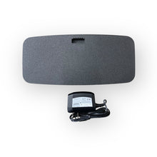 Load image into Gallery viewer, Back of led sign with power adapter on a white background