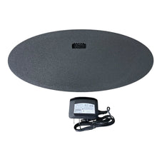 Load image into Gallery viewer, Back of led sign with a power adapter on a white background