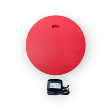 Load image into Gallery viewer, Back of led sign with a black power adapter on a white background