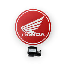 Load image into Gallery viewer, Red Honda led sign with a power adapter on a white background