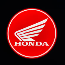Load image into Gallery viewer, Honda led sign on a red circle with a black background