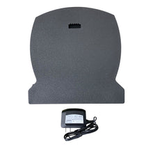 Load image into Gallery viewer, Back of led sign with power adapter on a white background