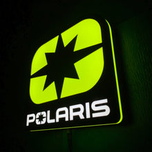 Load image into Gallery viewer, Polaris led sign on a dark background